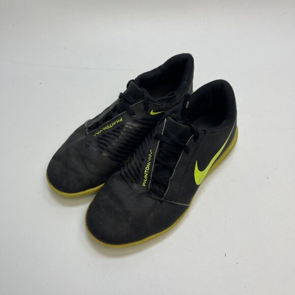 Nike Jr Phantom Venom Club IC indoor soccer shoes black/volt AO0399 007 Size 2Y - Picture 4 of 13